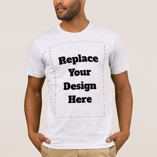 Maak je eigen wit t-shirt (Voorkant)