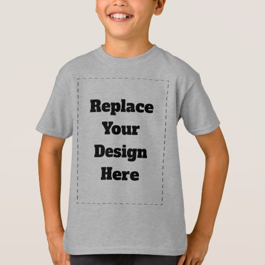 Maak je eigen wit t-shirt (Voorkant)