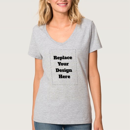 Maak je eigen wit t-shirt (Voorkant)