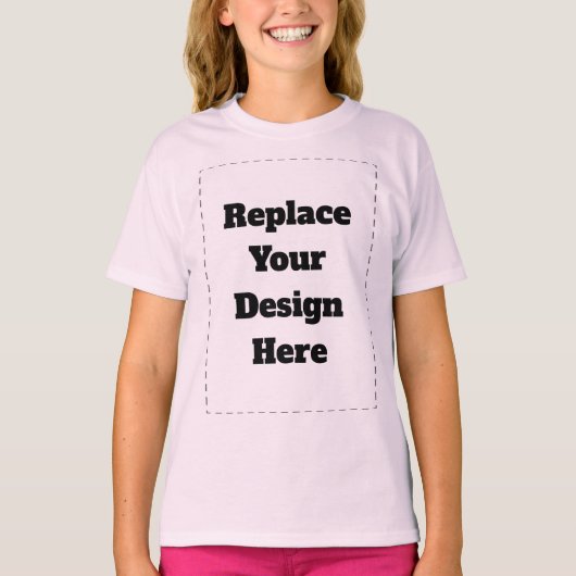 Maak je eigen wit t-shirt (Voorkant)