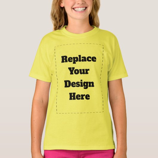 Maak je eigen wit t-shirt (Voorkant)