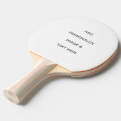 Maak je eigen wit tafeltennisbatje (Voorkant Gekanteld)