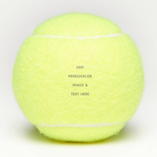 Maak je eigen wit tennisballen (Voorkant)