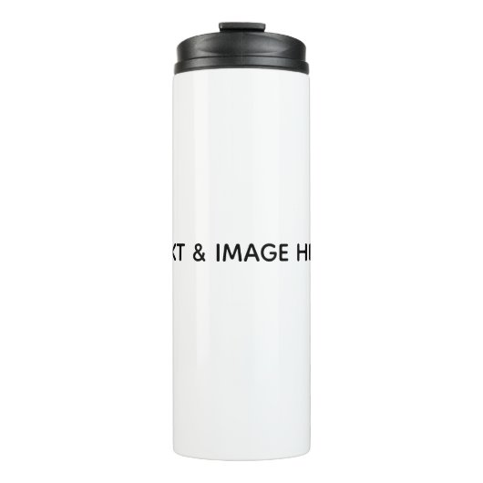 Maak je eigen wit thermosbeker (Voorkant)