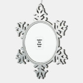 Maak je eigen wit tin sneeuwvlok ornament (Rechts)