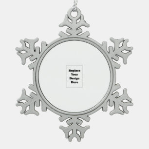 Maak je eigen wit tin sneeuwvlok ornament