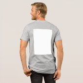 Maak je eigen wit Tri-Blend shirt (Voorkant)