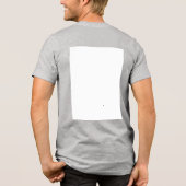Maak je eigen wit Tri-Blend shirt (Achterkant)