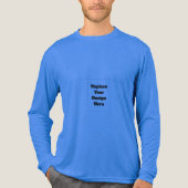 Maak je eigen wit Tri-Blend shirt (Voorkant volledig)
