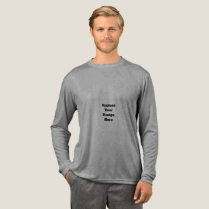 Maak je eigen wit Tri-Blend shirt