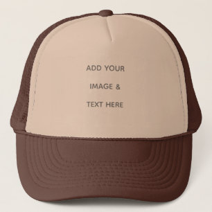 Maak je eigen wit trucker pet