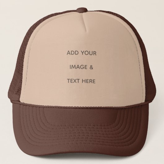 Maak je eigen wit trucker pet (Voorkant)