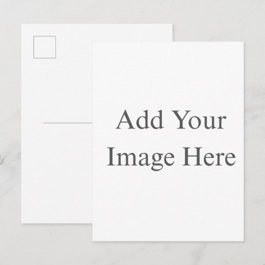 Maak je eigen wit uitnodiging briefkaart (Voorkant / Achterkant)