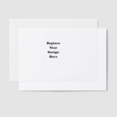 Maak je eigen wit vellum uitnodigingen (Offset)