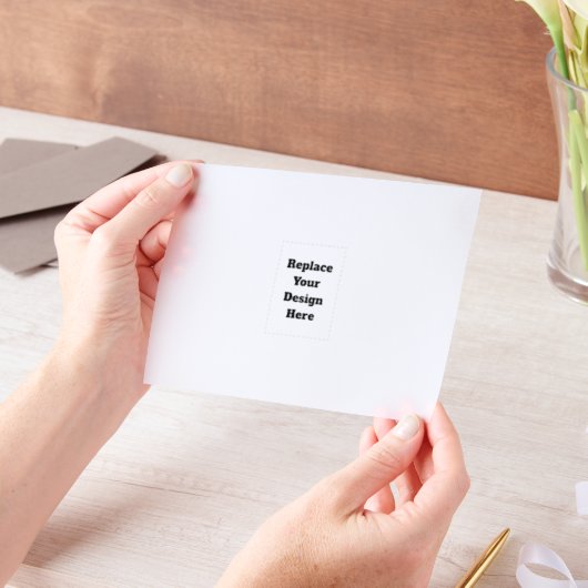 Maak je eigen wit vellum uitnodigingen (Draagbaar)
