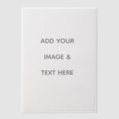 Maak je eigen wit vellum uitnodigingen (Voorkant)