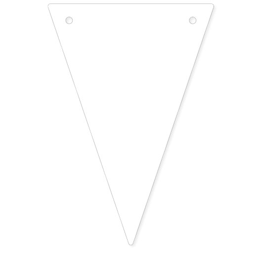 Maak je eigen wit vlaggetjes (Eerste vlag)