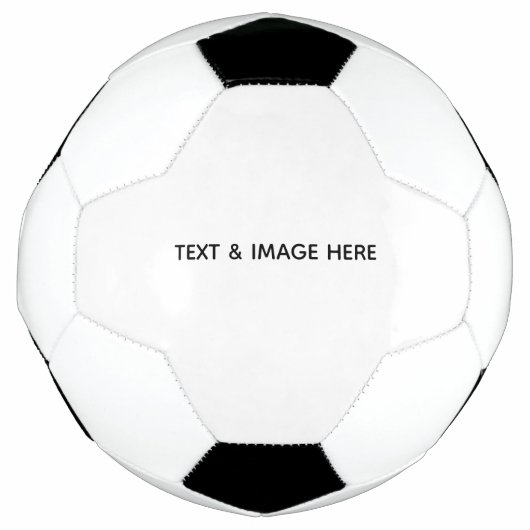 Maak je eigen wit voetbal (Voorkant)