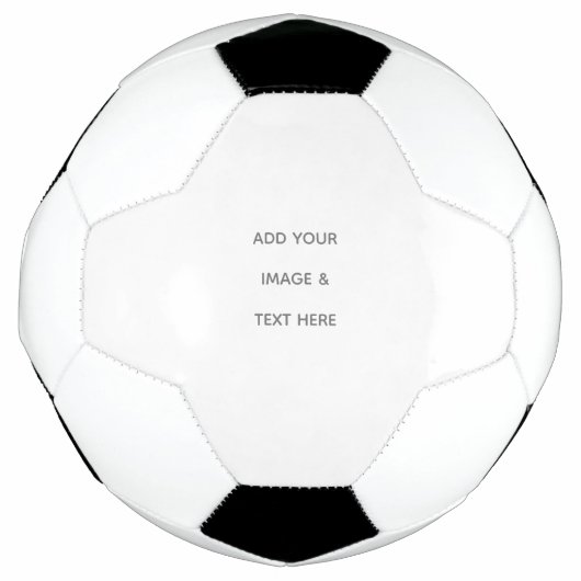 Maak je eigen wit voetbal (Voorkant)