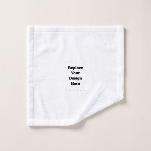 Maak je eigen wit washandje (Wasdoekje)