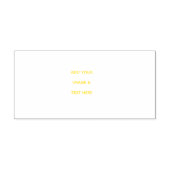 Maak je eigen wit  zelfinktende stempel (Design)