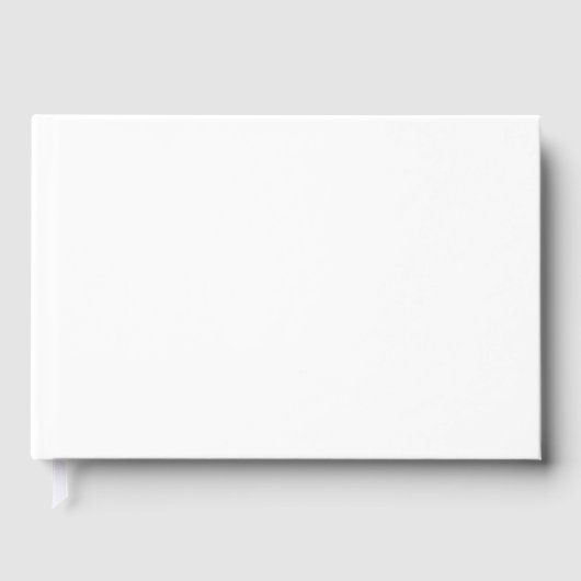 Maak je eigen witte aangepaste gastenboek (Voorkant)