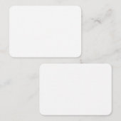 Maak je eigen witte aangepaste gepersonaliseerde visitekaartje (Voorkant / Achterkant)