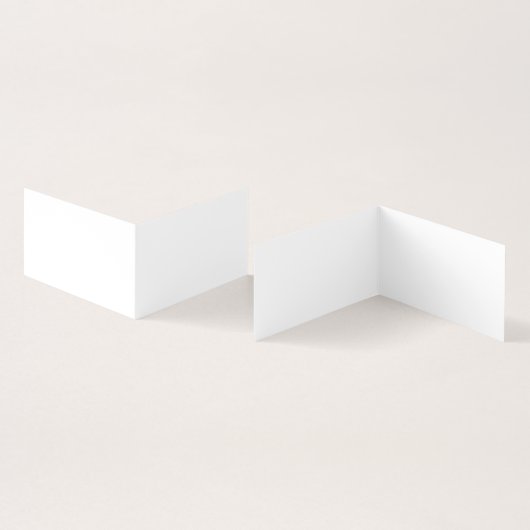 Maak je eigen witte aangepaste gepersonaliseerde visitekaartje (Binnen en buitenkant)