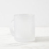 Maak je eigen witte aangepaste matglas koffiemok (Voorkant links)