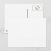 Maak je eigen witte aanpasbare briefkaart (Voorkant / Achterkant)