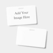 Maak Je Eigen Witte Badge (Voor- en achterkant)