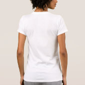 Dames Bella+Canvas Slanke Pasvorm T-shirt (Achterkant)