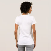 Dames Bella+Canvas Slanke Pasvorm T-shirt (Achterkant volledig)