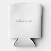 maak je eigen witte  blikjeskoeler (Voorkant)