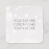 Maak je eigen - Witte Bokeh Dank je wel Informatiekaartje (Achterkant)