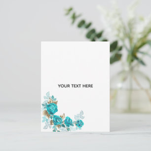 Maak je eigen witte elegante aankondigingskaart