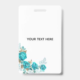 Maak je eigen witte elegante badge
