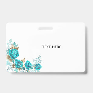 Maak je eigen witte elegante badge