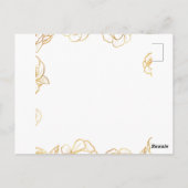 Maak je eigen witte elegante briefkaart (Achterkant)