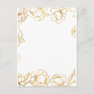 Maak je eigen witte elegante briefkaart