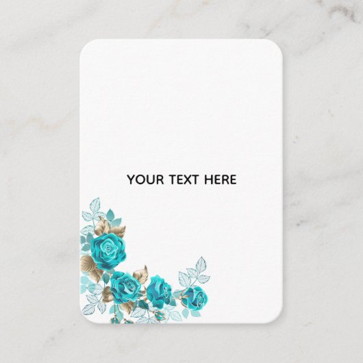 Maak je eigen witte elegante informatiekaartje (Voorkant)