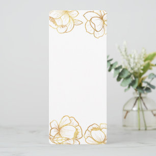 Maak je eigen witte elegante kaart