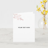 Maak je eigen witte elegante kaart (Gele Bloem)