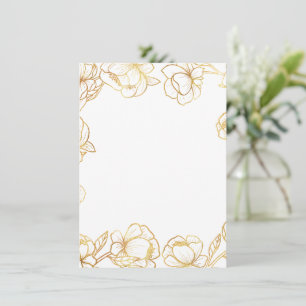 Maak je eigen witte elegante kaart