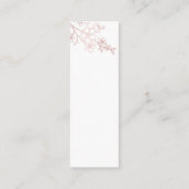 Maak je eigen witte elegante mini visitekaartje (Achterkant)