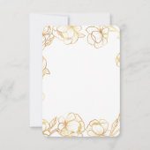 Maak je eigen witte elegante RSVP kaartje (Voorkant)