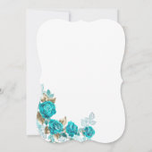 Maak je eigen witte elegante save the date (Achterkant)