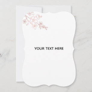 Maak je eigen witte elegante save the date