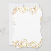 Maak je eigen witte elegante save the date (Voorkant)