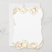 Maak je eigen witte elegante save the date (Achterkant)